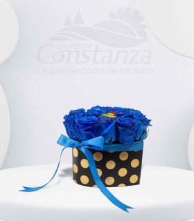 Box corazon azul