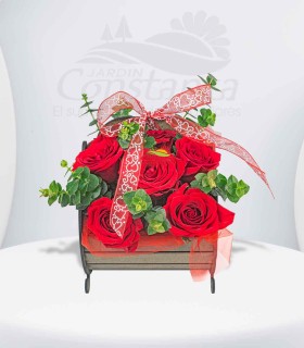 Mini canasta roja