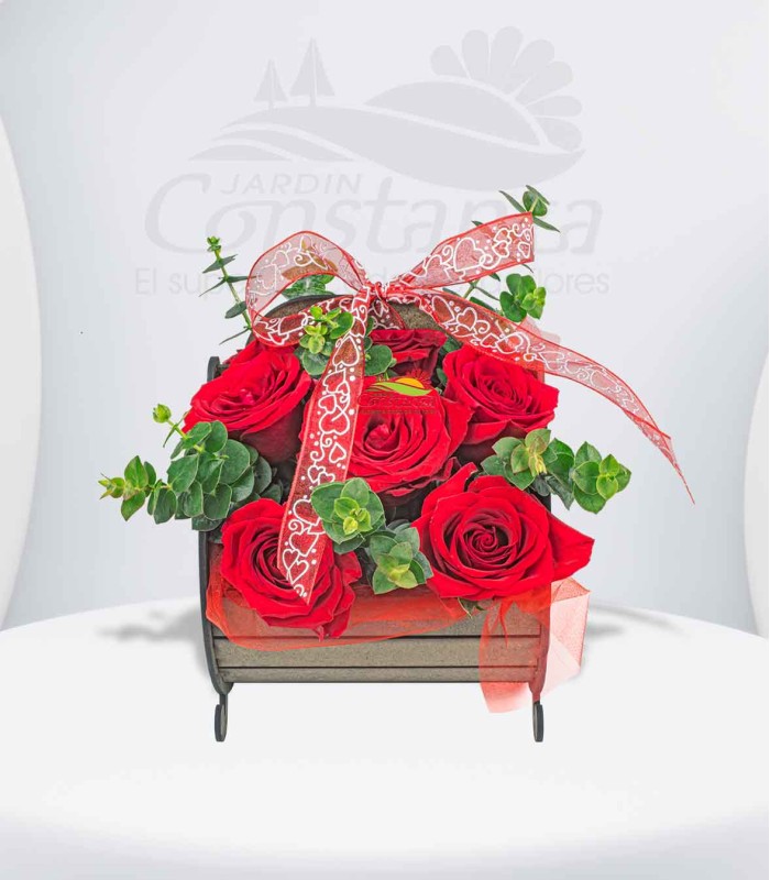 Mini canasta roja