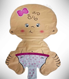 Globo metálico bebe