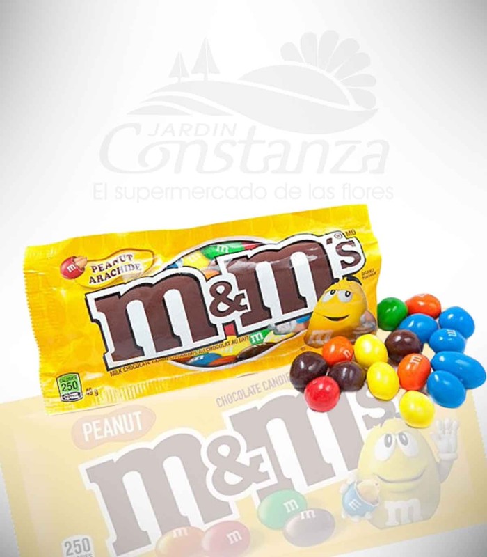 chocolates M&M maní