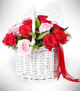 Canasta 30 rosas