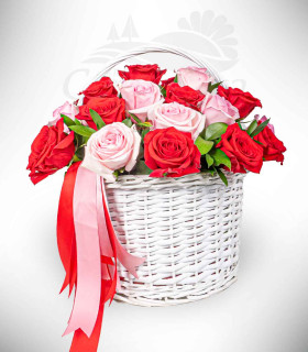 Canasta 30 rosas