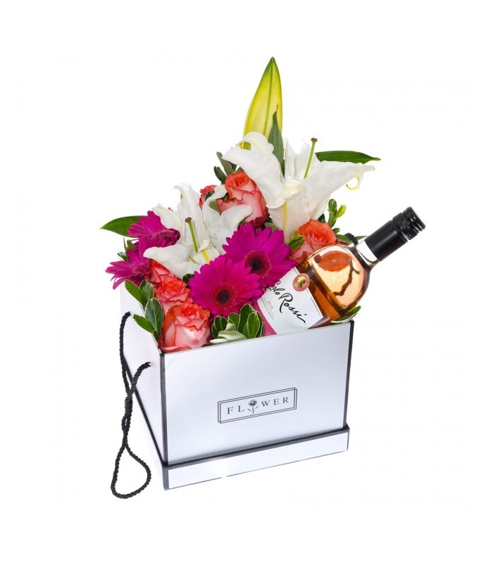 Box-wine-flowers