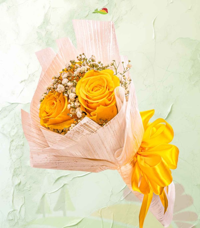 Trio rosas amarillas