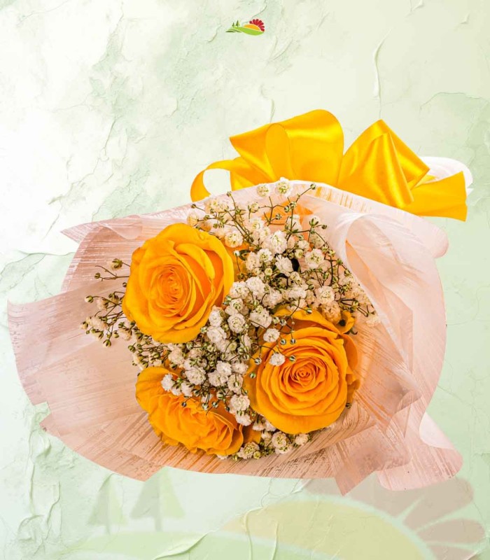 Trio rosas amarillas