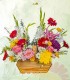 Canasta artesanal mix floral