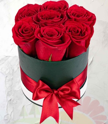 Caja de Rosas Rojas